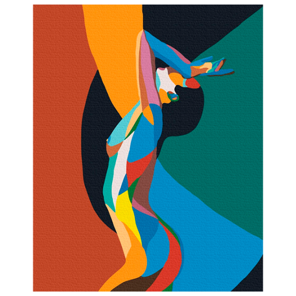 Картина по номерам BrushMe Радужный нюд BS51575 50 x 40 см/ Вертикальная photo 1