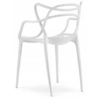 Scaun de bucătărie Ekspand LC-11 Polipropilenă/ White photo 2