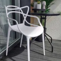 Scaun de bucătărie Ekspand LC-11 Polipropilenă/ White photo 3