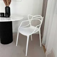 Scaun de bucătărie Ekspand LC-11 Polipropilenă/ White photo 6