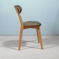 Scaun de bucătărie Mobicasa Soft Natur Stofă/ Brown photo 5