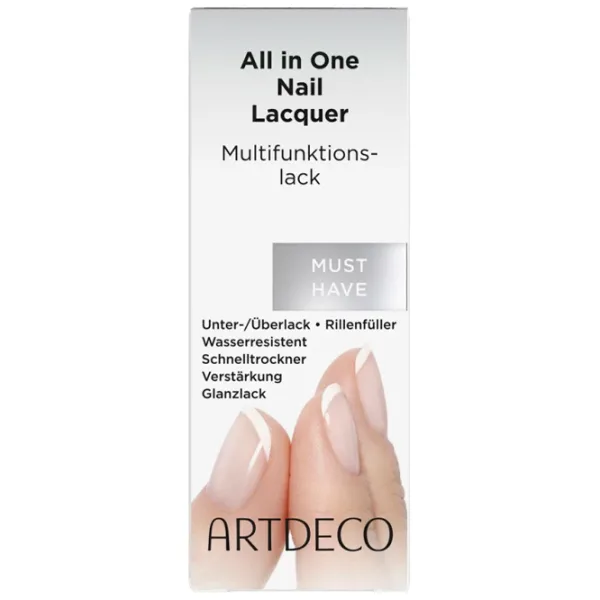 Lac de unghii Artdeco All in One Nail Lacquer 10 ml/ Transparent photo 3