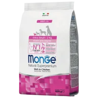 Корм для собак сухой Monge Natural Superpremium M01140 0.8 кг / Рис, лосось