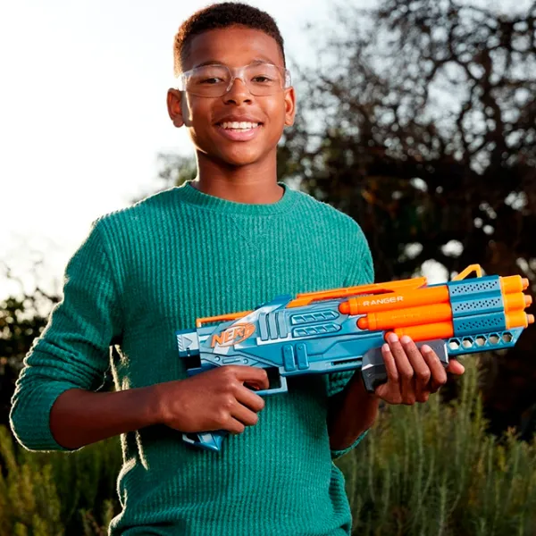 Blaster Hasbro Nerf Elite 2.0 F4186 8+/ Săgeți/ Blue photo 3 Blaster Hasbro Nerf Elite 2.0 F4186 8+/ Săgeți/ Blue photo 3