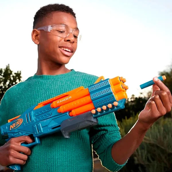 Blaster Hasbro Nerf Elite 2.0 F4186 8+/ Săgeți/ Blue photo 4 Blaster Hasbro Nerf Elite 2.0 F4186 8+/ Săgeți/ Blue photo 4