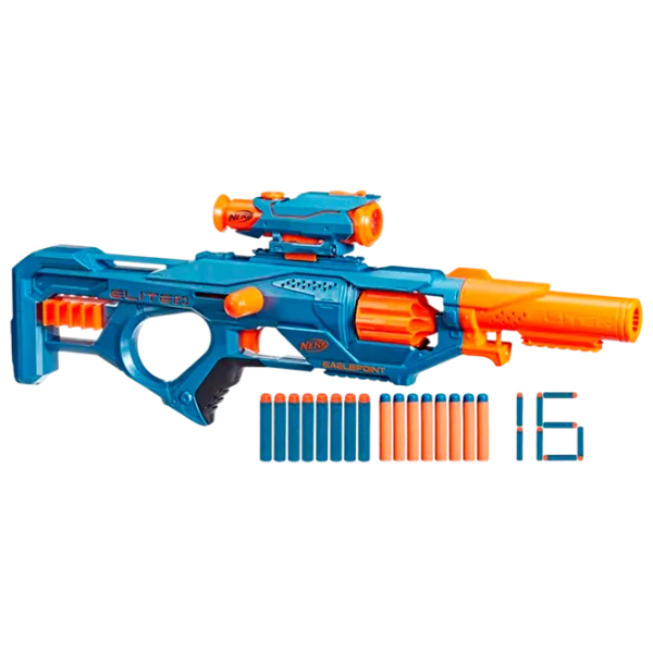 Бластер Hasbro Nerf Elite 2.0 F0423 8+/ Стрел/ Blue photo 1