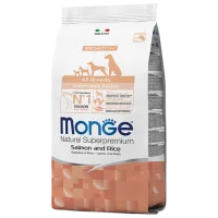 Корм для собак сухой Monge Natural M01126 0.8 кг / Рис, лосось