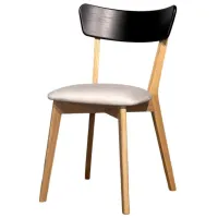 Кухонный стул Mobicasa Urbano Ткань/ Кремовый Черный