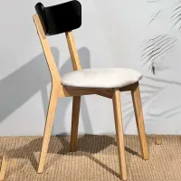 Scaun de bucătărie Mobicasa Urbano Stofă/ Cream Black photo 2
