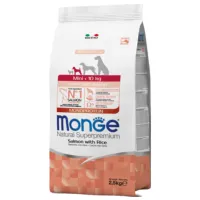 Корм для собак сухой Monge Natural M01105 2.5 кг / Рис, лосось