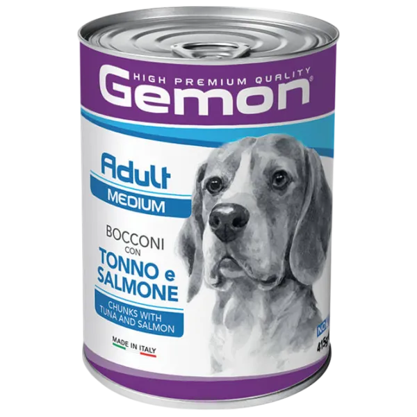 Hrană pentru câini umedă Monge Gemon Dog Medium M38788 0.415 kg / Somon, ton photo 1 Hrană pentru câini umedă Monge Gemon Dog Medium M38788 0.415 kg / Somon, ton photo 1