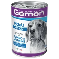 Hrană pentru câini umedă Monge Gemon Dog Medium M38788 0.415 kg / Somon, ton