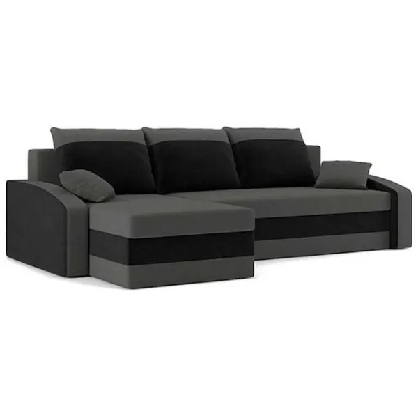 Canapea de colț Magnifico Hewlet Foam Mikro 27/ Mikro 15 (5702272) Velur/ Gray photo 2 Canapea de colț Magnifico Hewlet Foam Mikro 27/ Mikro 15 (5702272) Velur/ Gray photo 2