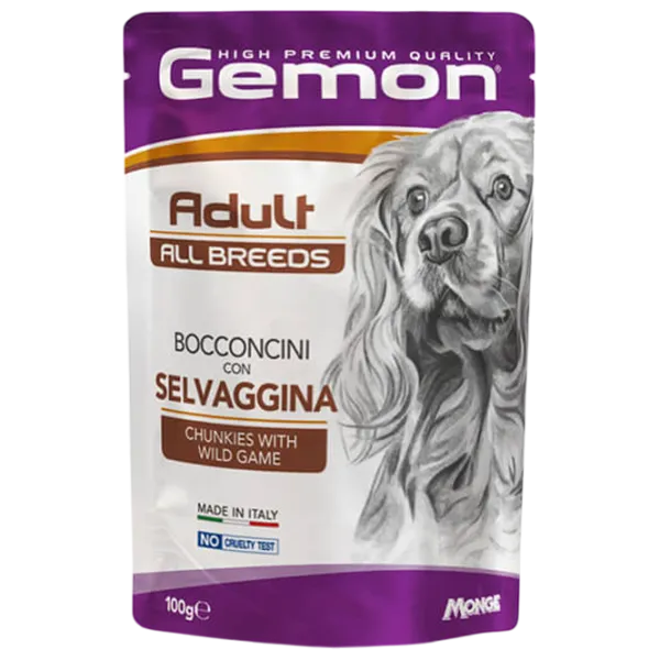 Hrană pentru câini umedă Monge Gemon M30062 0.1 kg / Somon photo 1 Hrană pentru câini umedă Monge Gemon M30062 0.1 kg / Somon photo 1