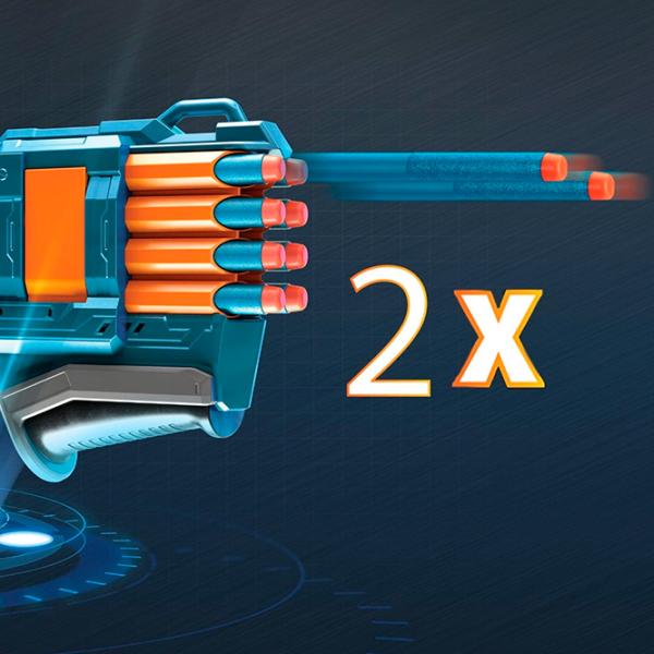 Blaster Hasbro Nerf Elite 2.0 Warden DB8 E9959 8+/ Săgeți/ Blue photo 2