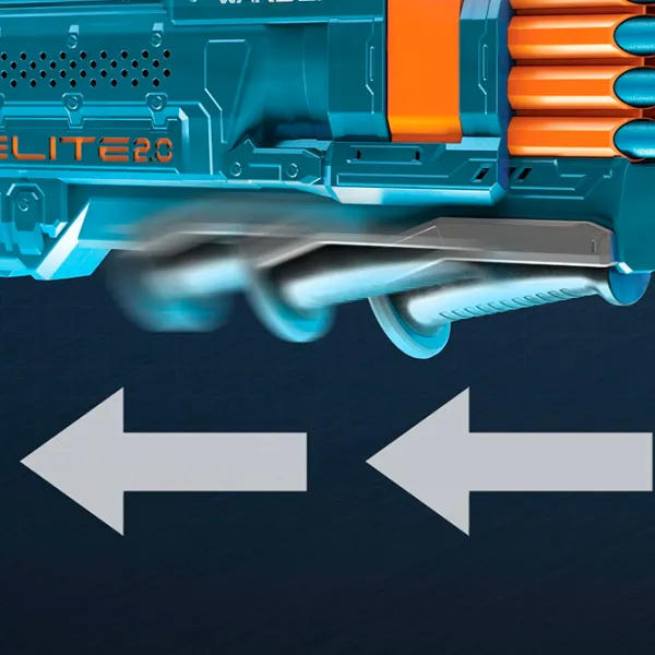Blaster Hasbro Nerf Elite 2.0 Warden DB8 E9959 8+/ Săgeți/ Blue photo 3