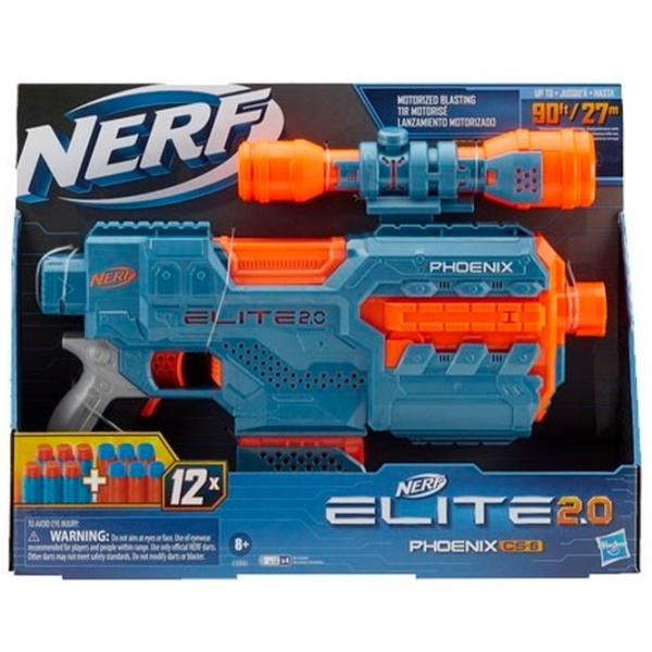 Бластер Hasbro Nerf Elite 2.0 Phoenix CS6 E9961 8+/ Стрел/ White photo 2