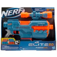 Blaster Hasbro Nerf Elite 2.0 Phoenix CS6 E9961 8+/ Săgeți/ White photo 2