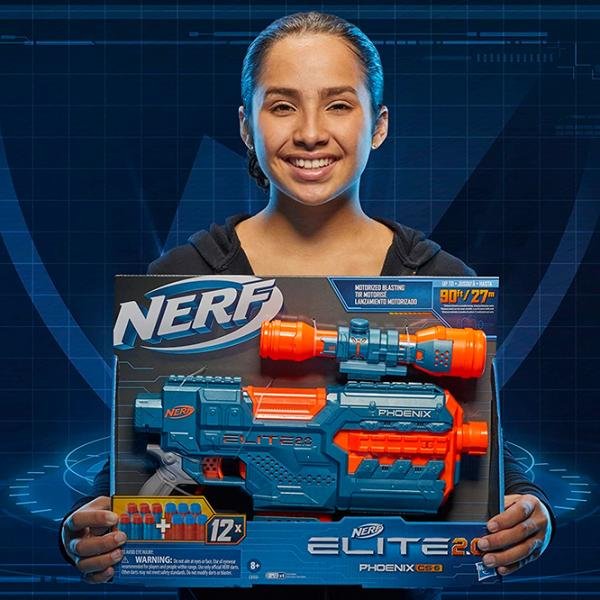 Бластер Hasbro Nerf Elite 2.0 Phoenix CS6 E9961 8+/ Стрел/ White photo 5