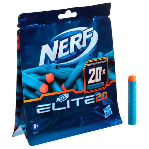 Боеприпасы Hasbro Nerf Elite 2.0 F0040 Стрел/ Blue photo 2