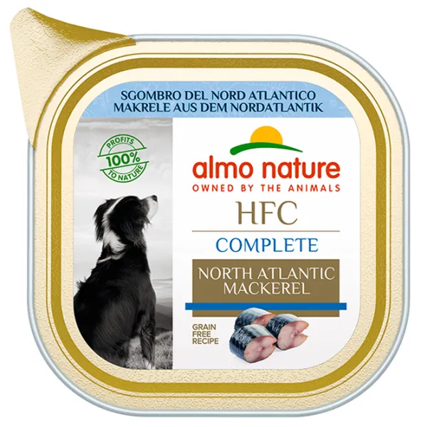 Hrană pentru câini umedă Almo Nature HFC Alu 0.085 g/ Macrou din Atlanticul de Nord photo 1 Hrană pentru câini umedă Almo Nature HFC Alu 0.085 g/ Macrou din Atlanticul de Nord photo 1