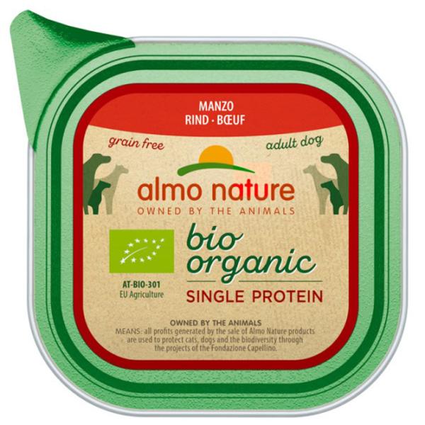 Hrană pentru câini umedă Almo Nature Bio Organic Alu 0.15 kg/ Vită monoproteică photo 1 Hrană pentru câini umedă Almo Nature Bio Organic Alu 0.15 kg/ Vită monoproteică photo 1
