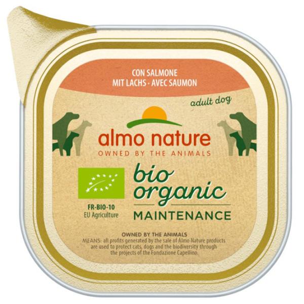 Hrană pentru câini umedă Almo Nature Bio Organic Alu 0.1 kg/ Somon photo 1 Hrană pentru câini umedă Almo Nature Bio Organic Alu 0.1 kg/ Somon photo 1