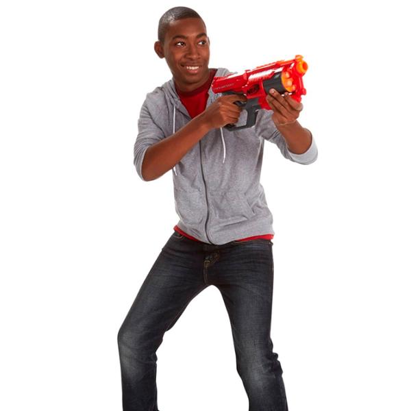 Бластер Hasbro Nerf Nstrike Mega Cycloneshock A9353 8+/ Стрел/ Красный photo 2