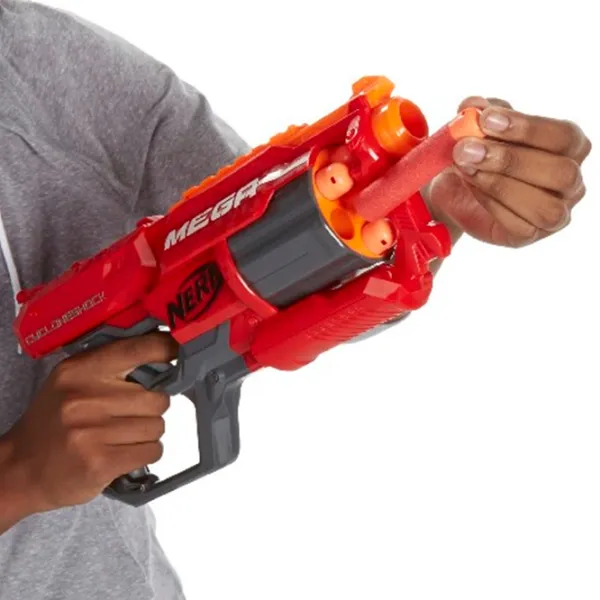 Бластер Hasbro Nerf Nstrike Mega Cycloneshock A9353 8+/ Стрел/ Красный photo 3