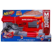 Blaster Hasbro Nerf Nstrike Mega Cycloneshock A9353 8+/ Săgeți/ Red photo 5