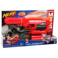 Blaster Hasbro Nerf Nstrike Mega Cycloneshock A9353 8+/ Săgeți/ Red photo 6