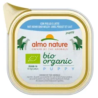 Корм для собак влажный Almo Nature Bio Organic Alu 0.1 кг/ Курица, молоко