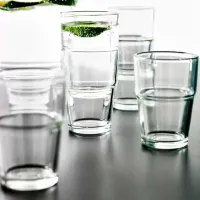 Набор стаканов Ikea Reko 0.17л / Стекло / Прозрачный photo 2