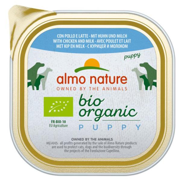 Hrană pentru câini umedă Almo Nature Bio Organic Alu 0.3 kg/ Găină, lapte photo 1 Hrană pentru câini umedă Almo Nature Bio Organic Alu 0.3 kg/ Găină, lapte photo 1