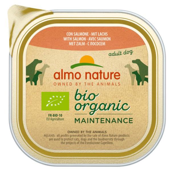 Hrană pentru câini umedă Almo Nature Bio Organic Alu 0.3 kg/ Somon photo 1 Hrană pentru câini umedă Almo Nature Bio Organic Alu 0.3 kg/ Somon photo 1