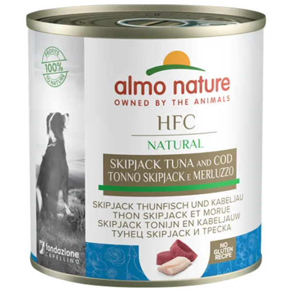 Hrană pentru câini umedă Almo Nature HFC Natural 0.29 kg/ Pește, ton photo 1 Hrană pentru câini umedă Almo Nature HFC Natural 0.29 kg/ Pește, ton photo 1