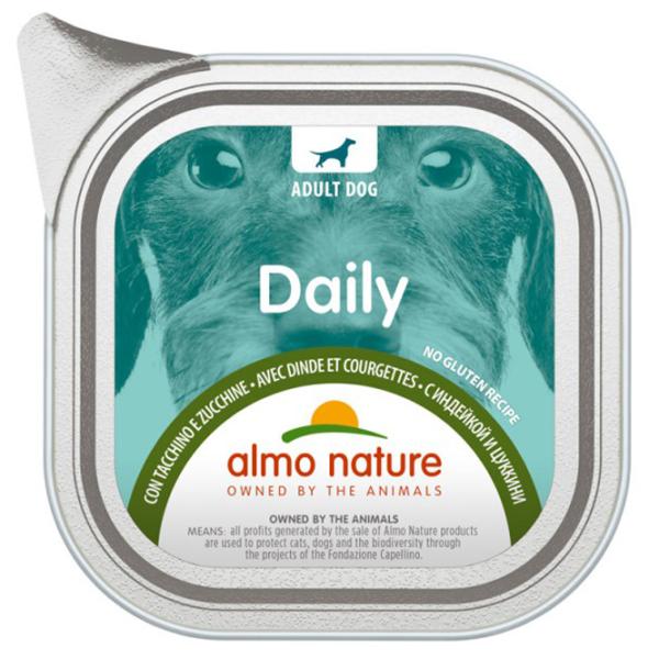 Корм для собак влажный Almo Nature Daily 225 0.1 кг / Кабачки photo 1 Корм для собак влажный Almo Nature Daily 225 0.1 кг / Кабачки photo 1