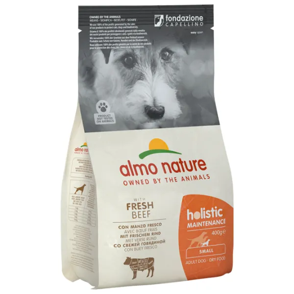 Hrană pentru câini uscată Almo Nature Fresh Beef 0.4 kg/ Vită photo 1 Hrană pentru câini uscată Almo Nature Fresh Beef 0.4 kg/ Vită photo 1