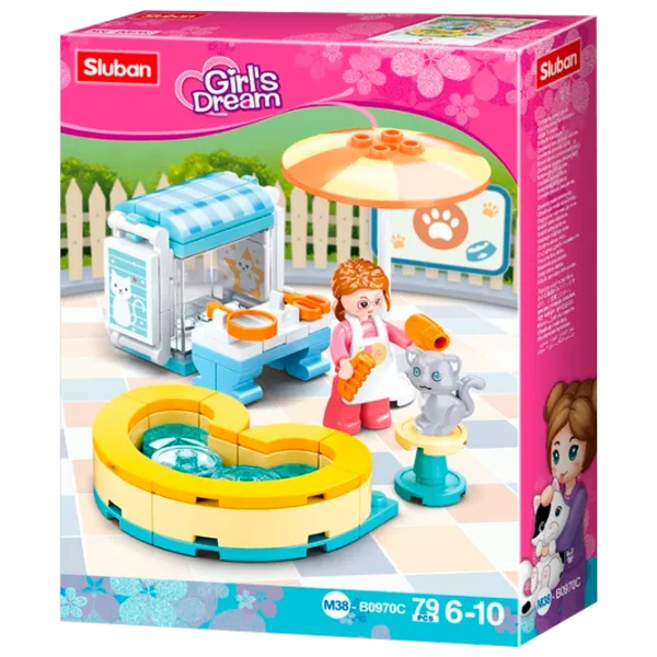 Constructor Sluban Pet Amusement Park Animale/ Multicolor photo 1