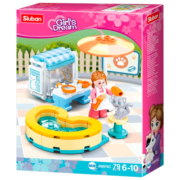 Constructor Sluban Pet Amusement Park Animale/ Multicolor photo 1