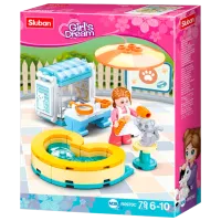 Конструктор Sluban Pet Amusement Park Животные/ Разноцветный