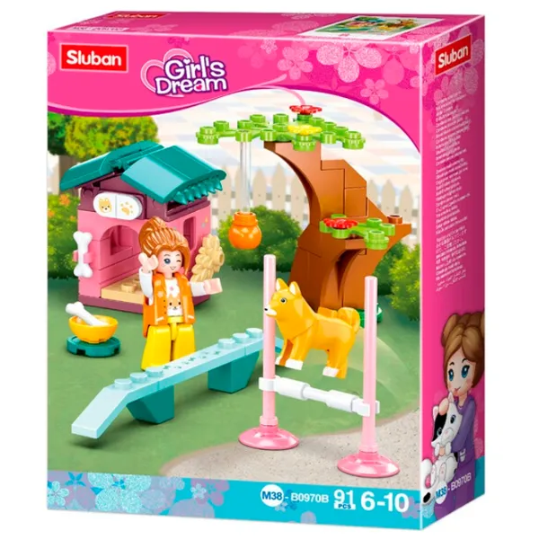 Constructor Sluban Pet Amusement Park Animale/ Multicolor photo 2