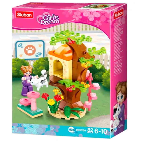 Constructor Sluban Pet Amusement Park Animale/ Multicolor photo 3