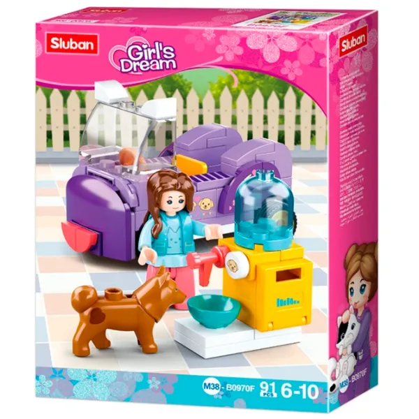 Constructor Sluban Pet Amusement Park Animale/ Multicolor photo 5