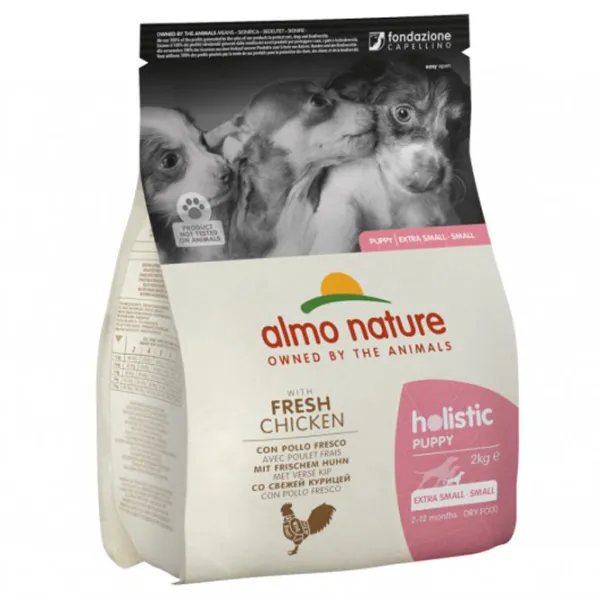 Hrană pentru câini uscată Almo Nature Fresh Chicken 2 kg/ Găină photo 1 Hrană pentru câini uscată Almo Nature Fresh Chicken 2 kg/ Găină photo 1