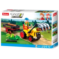 Constructor Sluban Town Log Trailer Tractor/ Multicolor