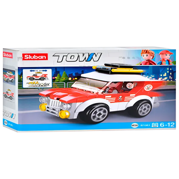 Конструктор Sluban Pullback Rally Car Автомобиль/ Разноцветный photo 1