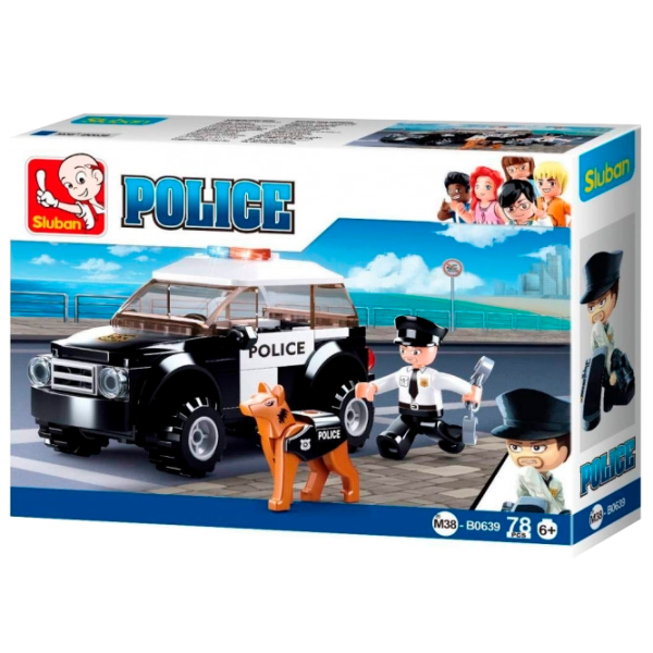 Constructor Sluban Suv Patrol Car Mașină/ Multicolor photo 1