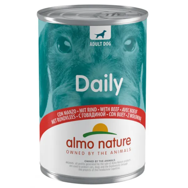 Корм для собак влажный Almo Nature Daily 0.4 кг/ Говядина photo 1 Корм для собак влажный Almo Nature Daily 0.4 кг/ Говядина photo 1