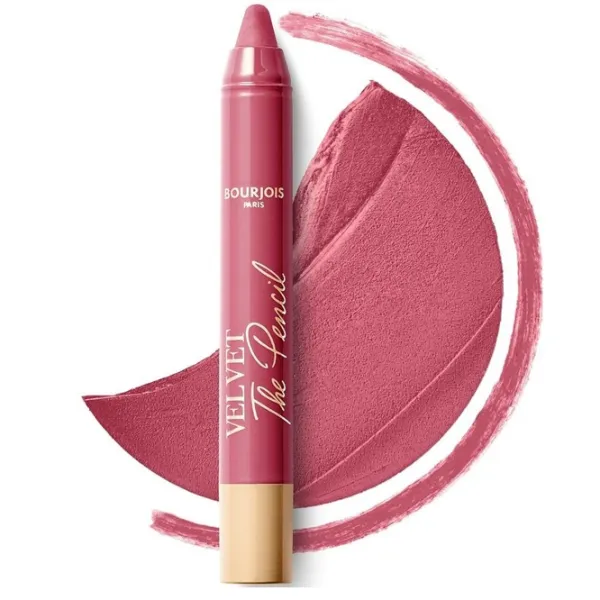 Карандаш для губ Bourjois Velvet 02/ Темно-розовый photo 2 Карандаш для губ Bourjois Velvet 02/ Темно-розовый photo 2